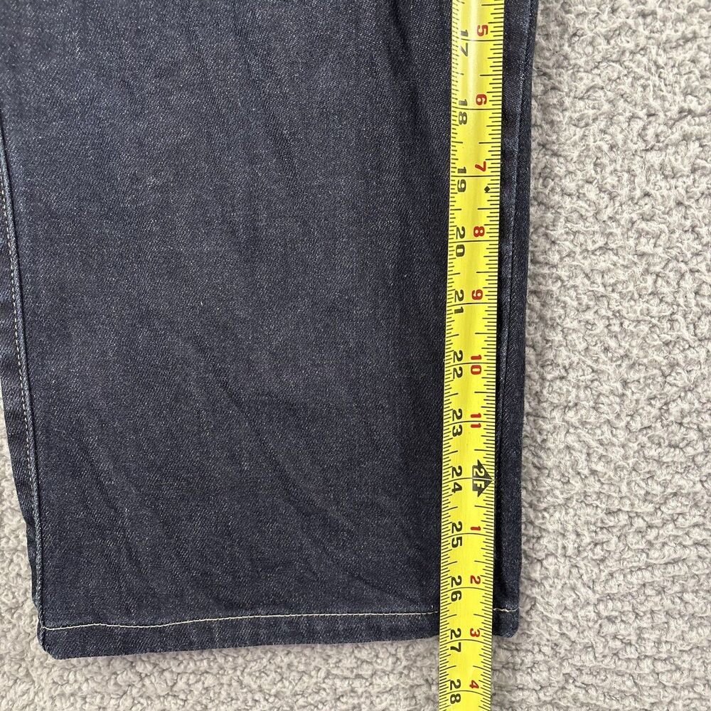 Ermenegildo Zegna Jeans 36x27 Dark Wash Straight Leg Denim Made in Italy Luxury - Picture 4 of 7